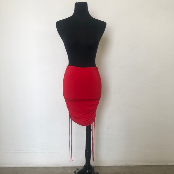 Zachary The Label / Drawstring Mini Skirt - Picture 3 of 4